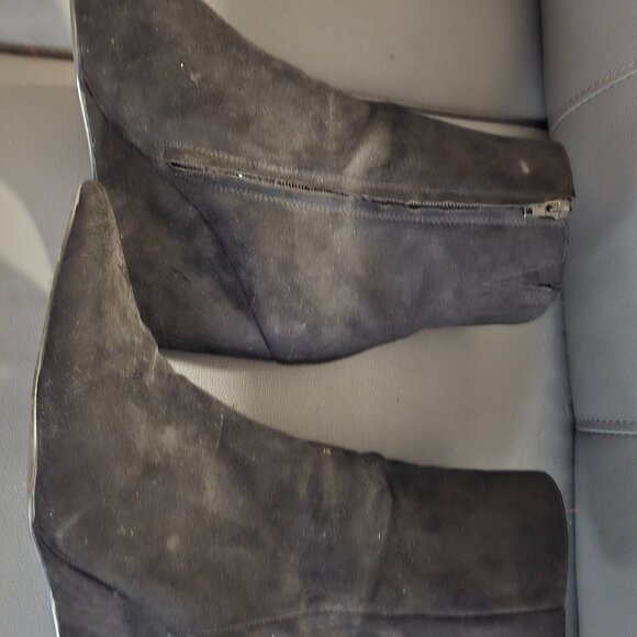 Black wedge booties - Picture 2 of 3